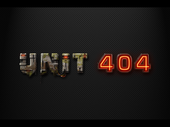 Zrzut ekranu jednostki 404