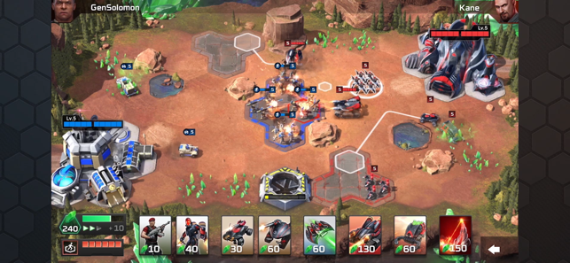 Command & Conquer ™: Captura de tela do Rivals PVP