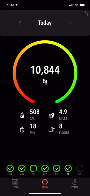 ‎ActivityTracker Pedometer Screenshot