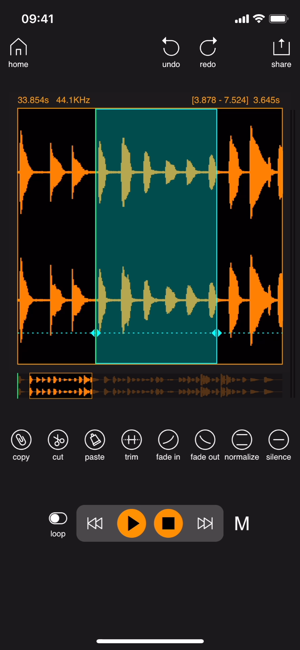 Wavebox Audio Editorin kuvakaappaus