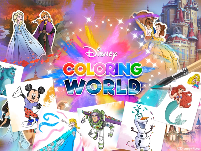 ‎Disney Coloring World Screenshot