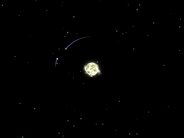 ‏Planet Gravity - צילום מסך של SimulateOrbit