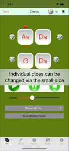 Chord dice video #1 for iPhone