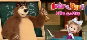 Masha and the Bear Kids Games video #1 for iPhone