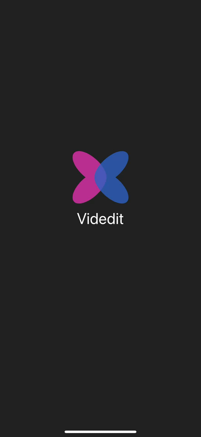 Videdit - Ảnh chụp màn hình trình chỉnh sửa video tiện dụng