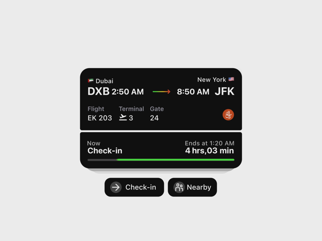 ‎App in the Air: Flights Hotels Screenshot