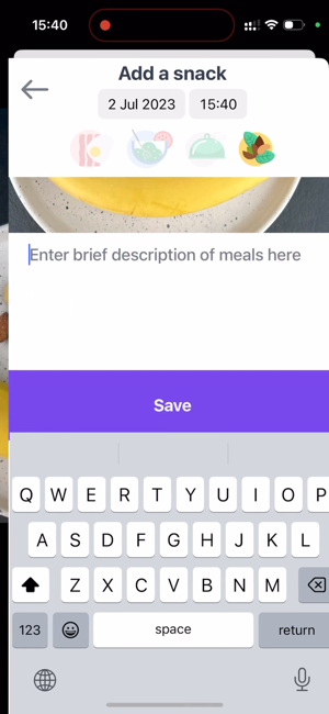 ‎MealSnap: Photo Food Diary Screenshot
