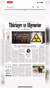 Thüringer Allgemeine E-Paper video #1 for iPhone