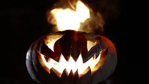 Halloween Fireplace Wallpaper video #1 for Apple TV