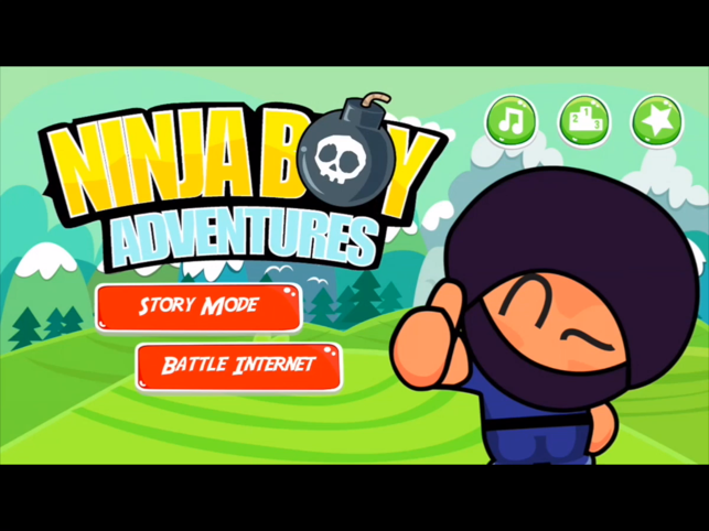 ‎Снимка на екрана на Ninja Boy Adventures - Bomberman edition