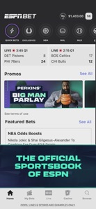 ESPN BET video #1 for iPhone