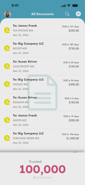 Invoices - Invoice Maker App Screenshot