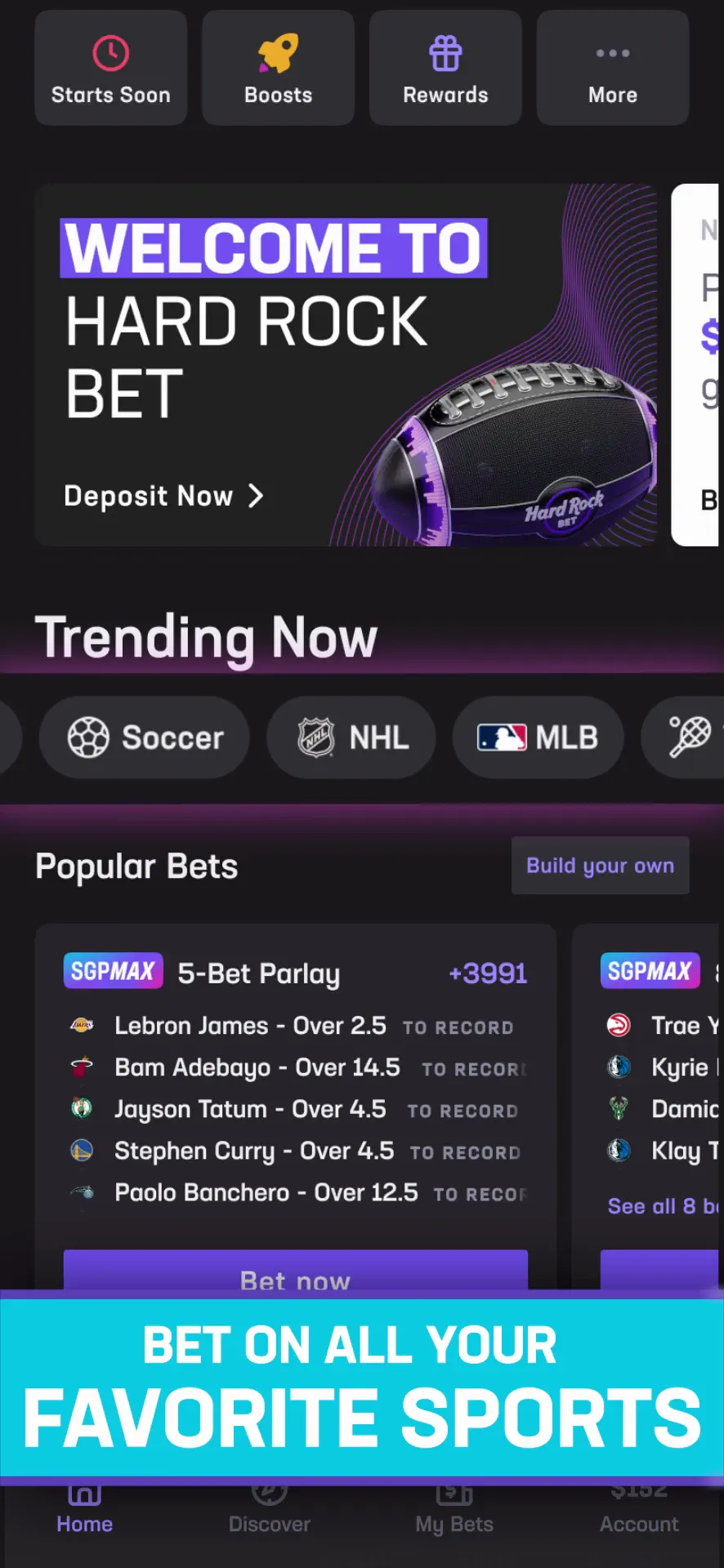 Hard Rock Bet: Betting, Casino screenshot 1