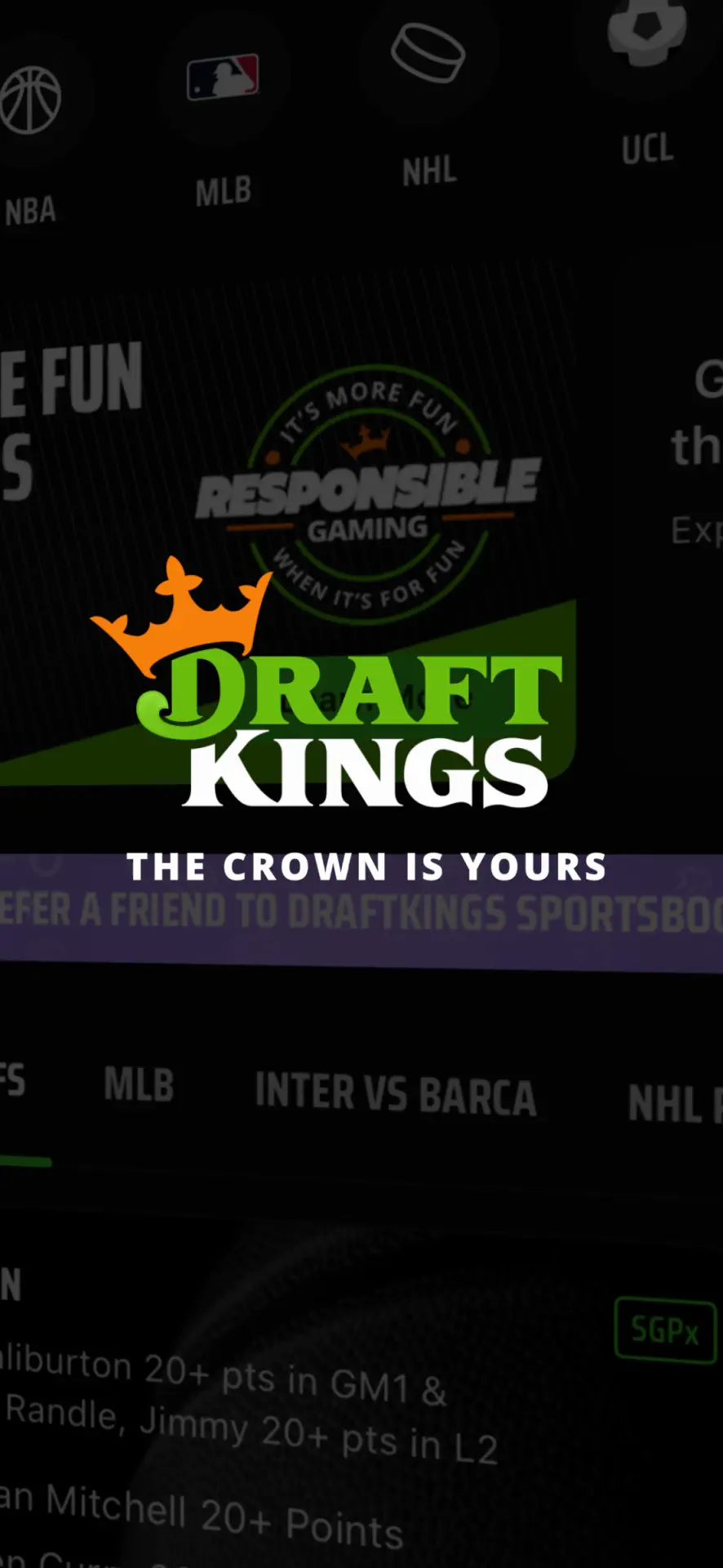 DraftKings Sportsbook & Casino screenshot 1