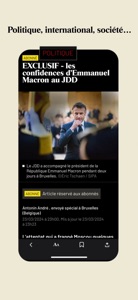Le JDD : magazine d'actualités video #1 for iPhone