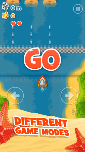 ‎Little Boat River Rush Screenshot