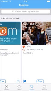 Room : your private social network with anonymous rooms video #1 for iPhone