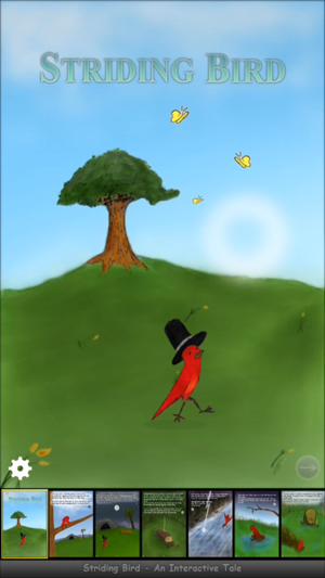 ‎Striding Bird - An inspirational tale for kids Screenshot