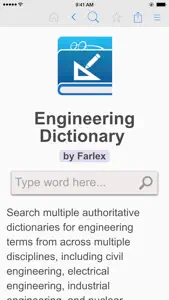 Engineering Dictionary. video #1 for iPhone