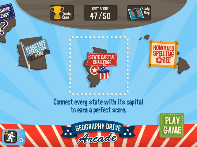 ‎Geography Drive Arcade Screenshot