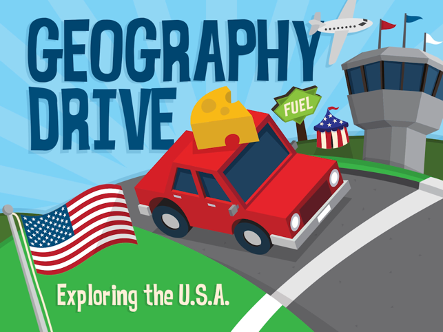 ‎Geography Drive USA Screenshot