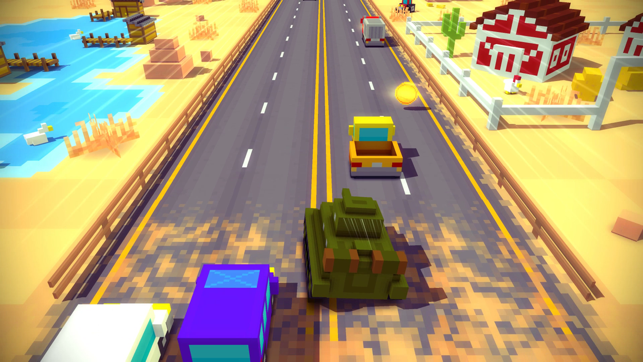 ‎Blocky Highway Screenshot