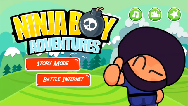 ‎Снимка на екрана на Ninja Boy Adventures - Bomberman edition
