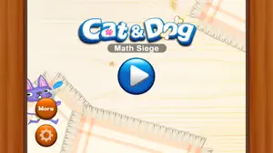 Cat & Dog - Math Siege Educational Game for kids video #1 for iPhone