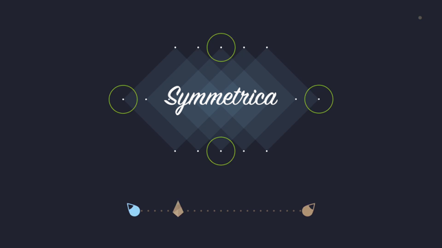 ‎Symmetrica - Minimalistic game Screenshot