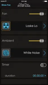 SleepFan: MyFans - Sleep Aid with Recorder video #1 for iPhone