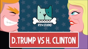 Hillary vs Trump - Run For President 2016 video #1 for iPhone