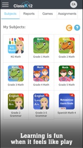 ClassK12 Kids Math, ELA, coding, cool games & more video #1 for iPhone