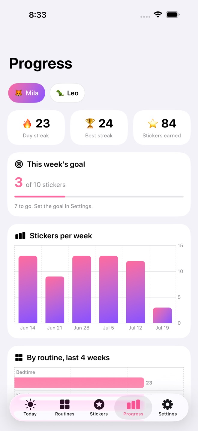TinyRhythm : Routines enfants capture d’écran 3