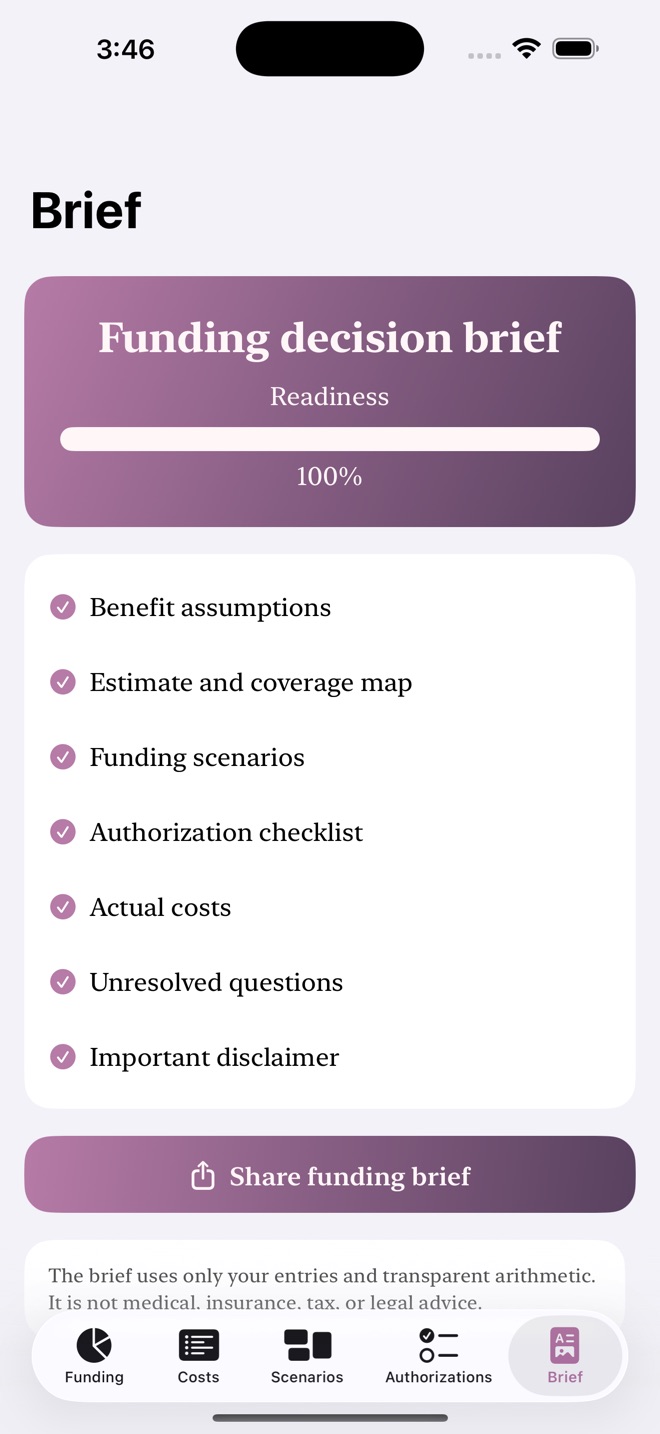 CycleFund: Fertility Costs screenshot 5