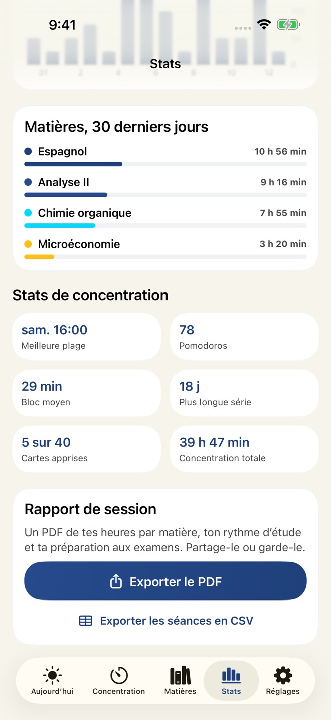 StudyBeat : études et révision capture d’écran 5