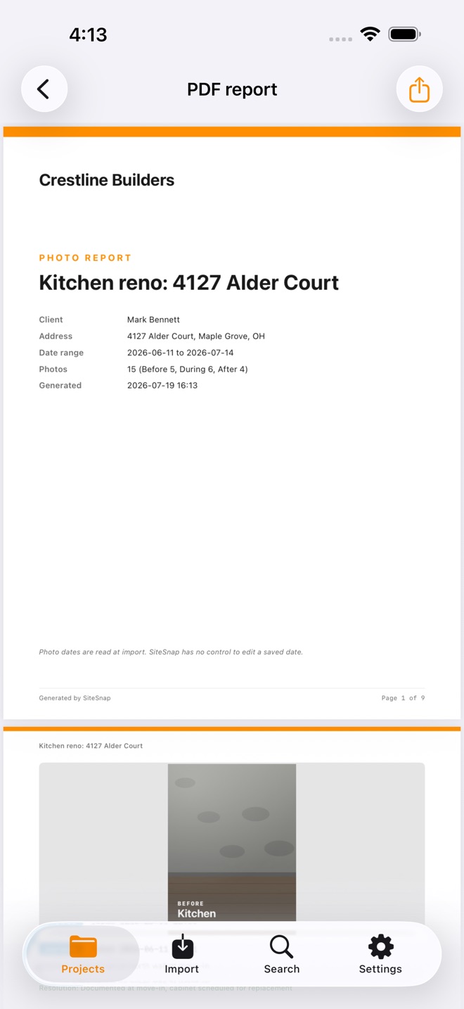 SiteSnap: Jobsite Photos screenshot 5