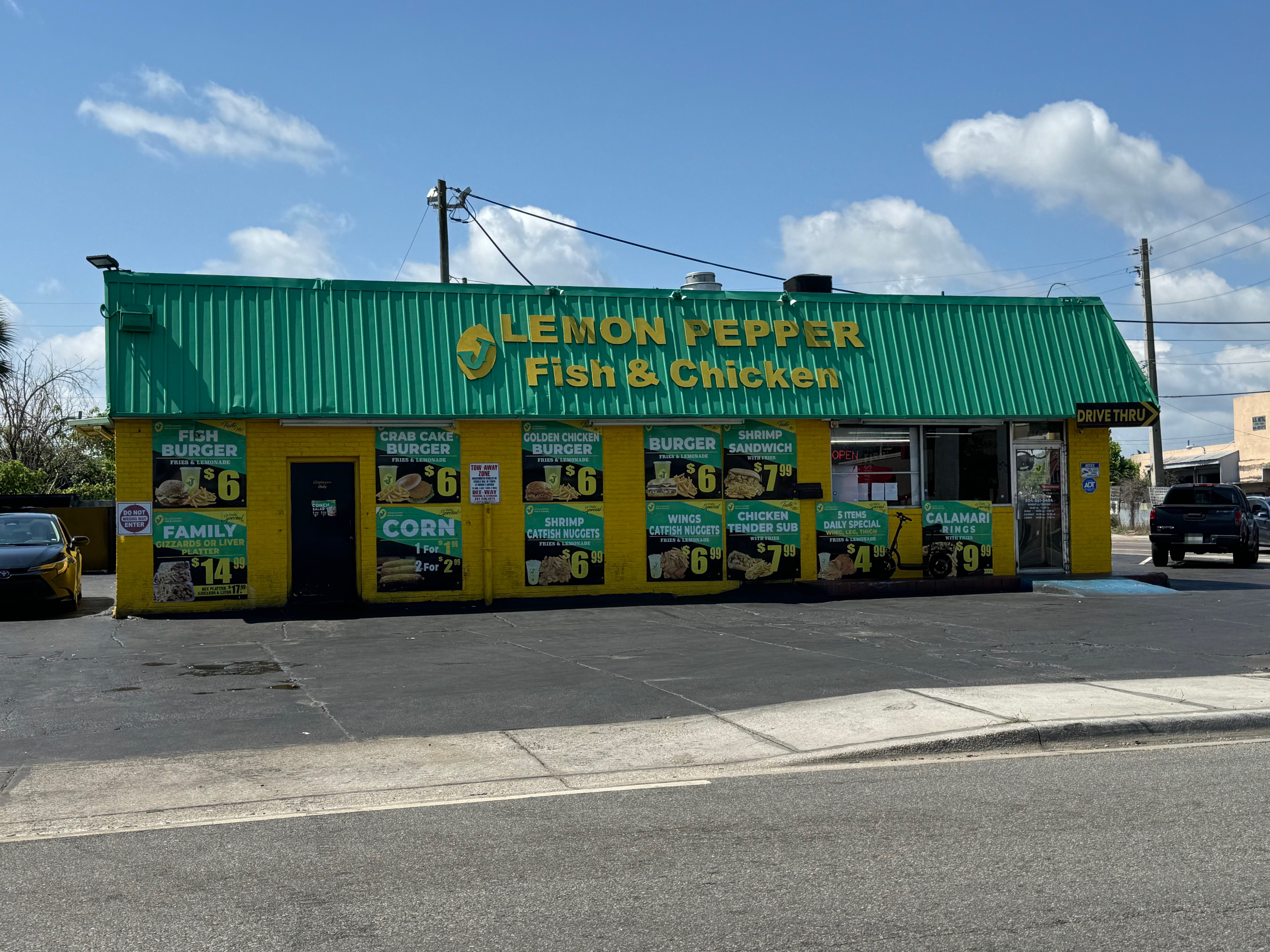 J Lemon Pepper Fish & Chicken
