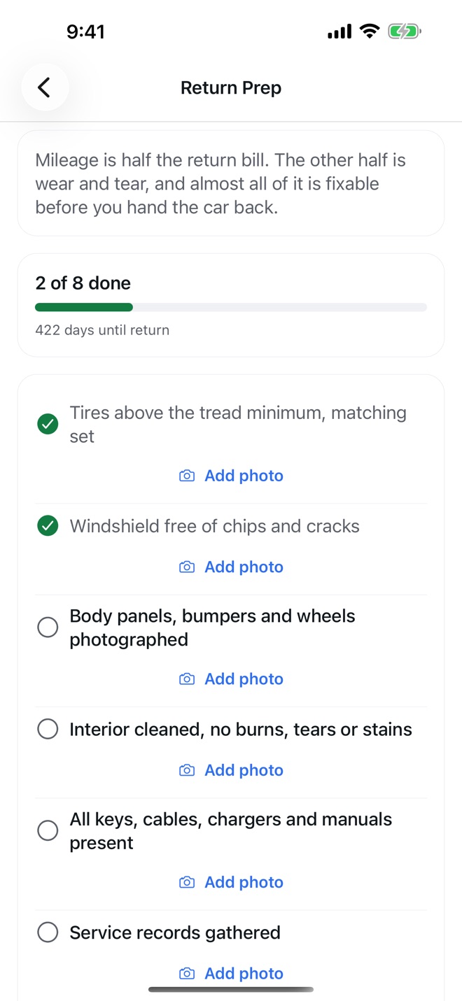 LeasePace: Car Lease Mileage screenshot 4