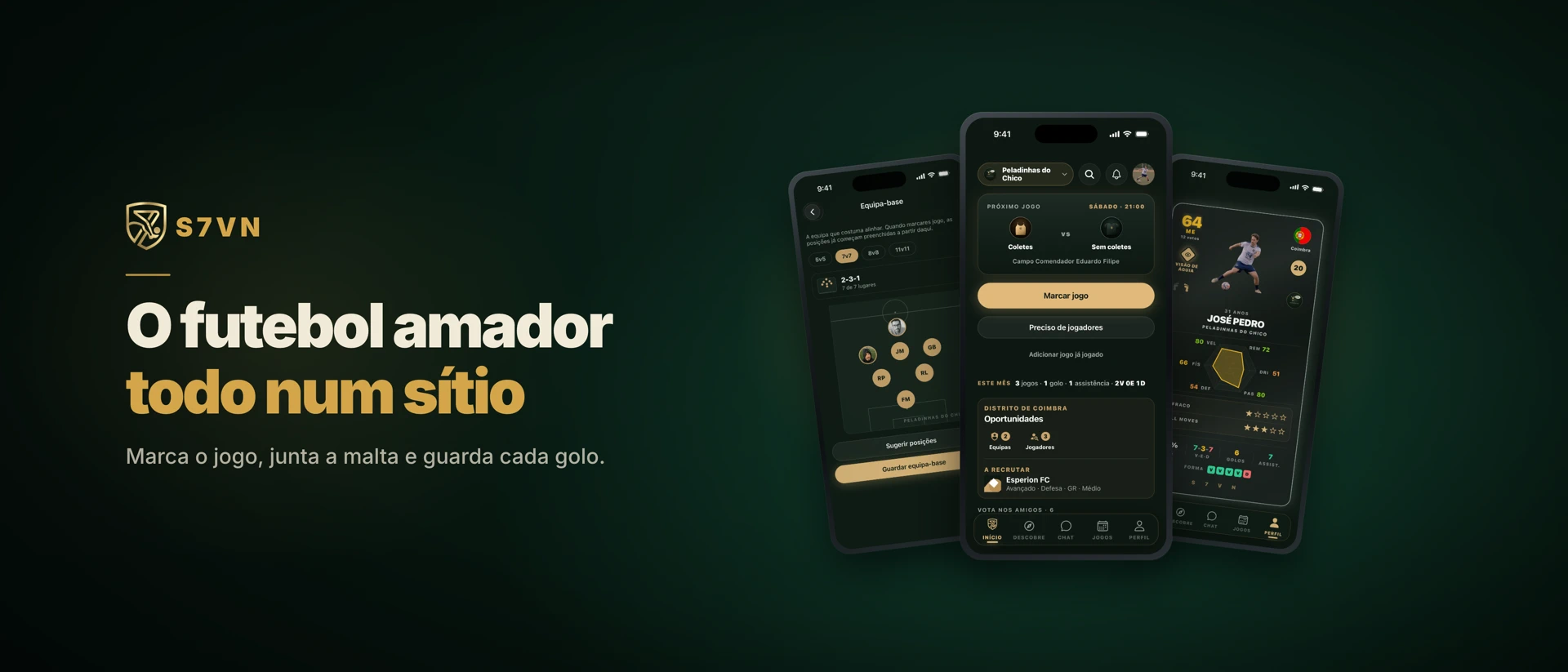 S7VN: Futebol Amador product page header