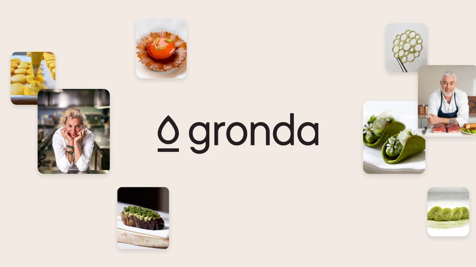 Gronda: Recipes for Chefs App Store product page header