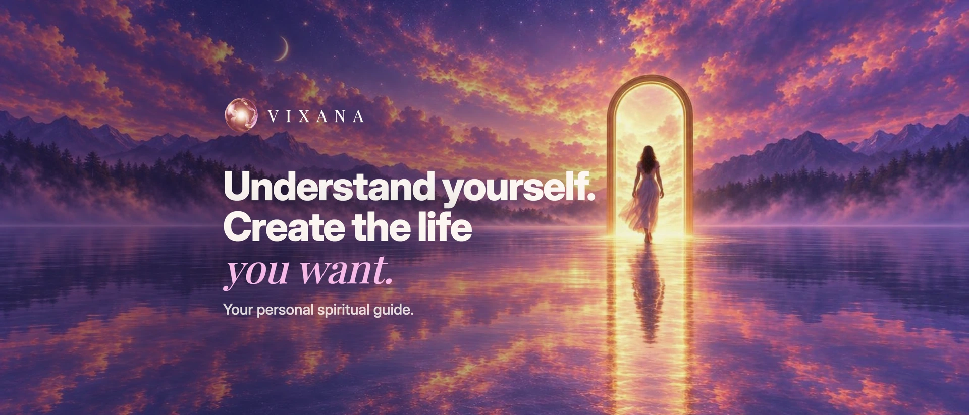 Vixana: Spiritual Intelligence product page header