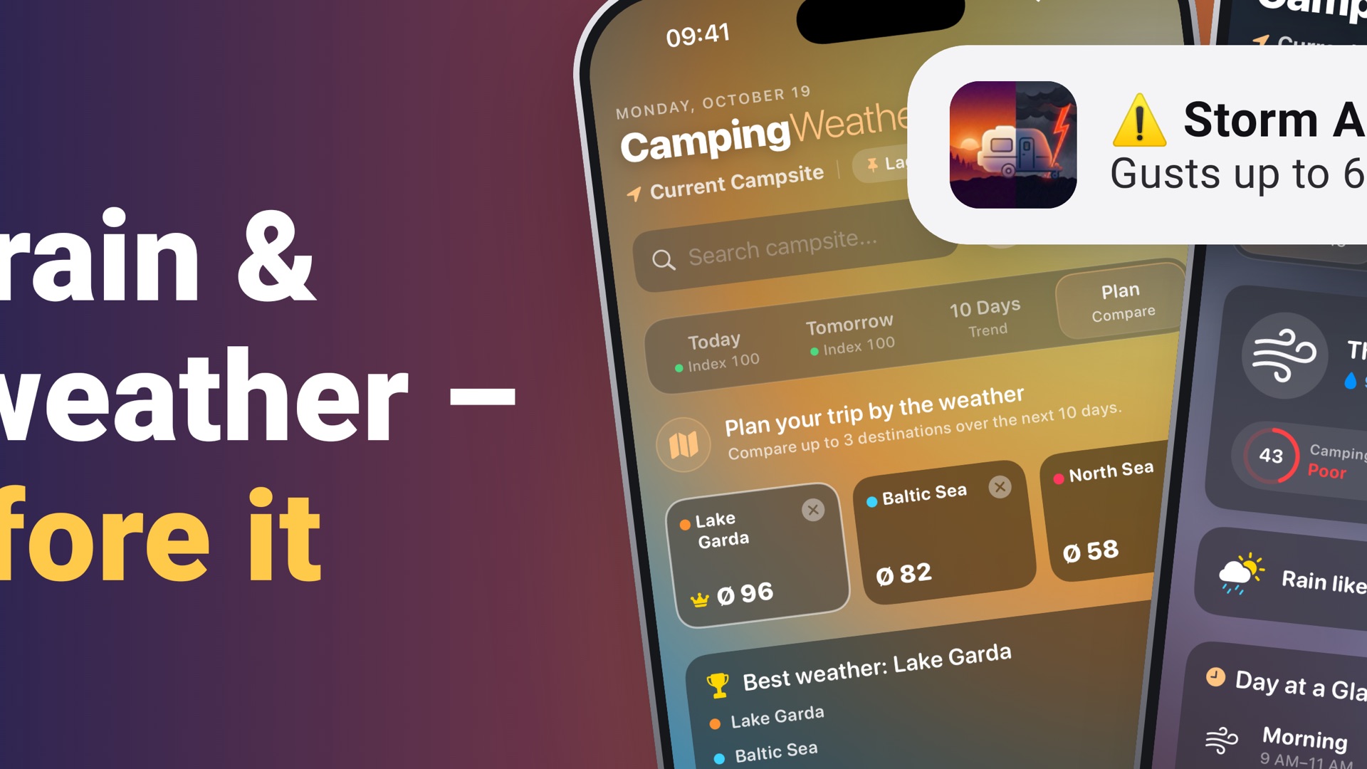 Camping Weather:Forecast, Wind product page header