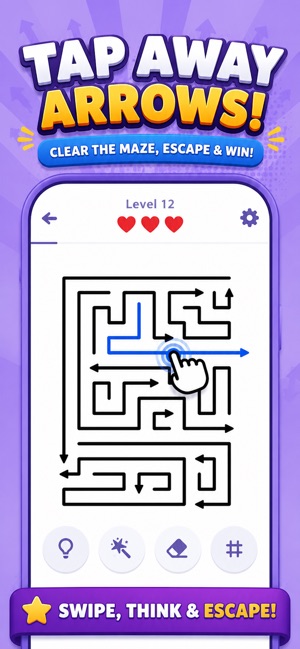Arrow Puzzle: Maze Escape Go screenshot 1