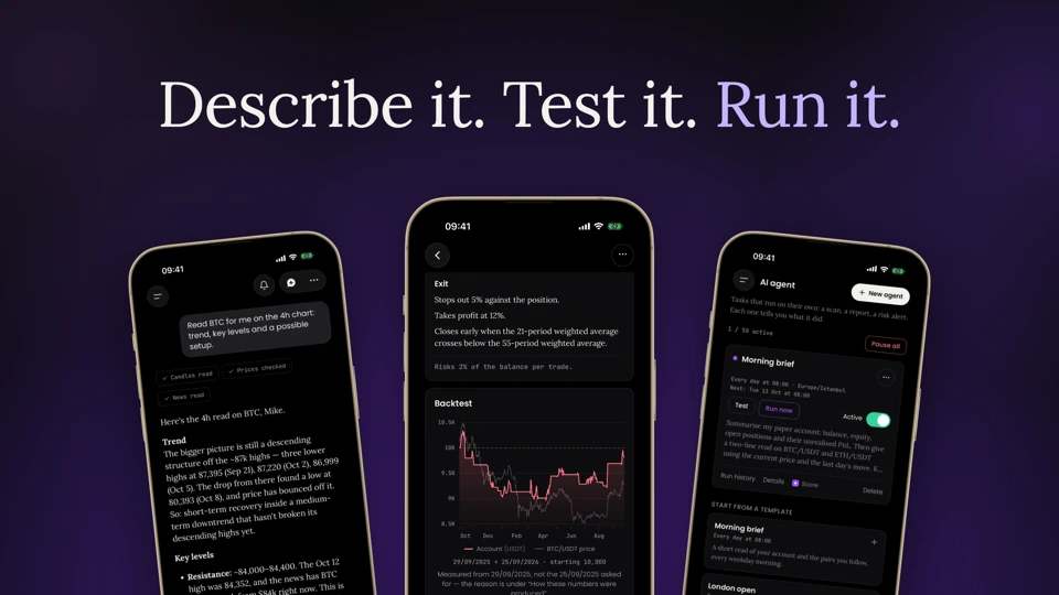 Cubrik AI - Crypto Agent App Store product page header