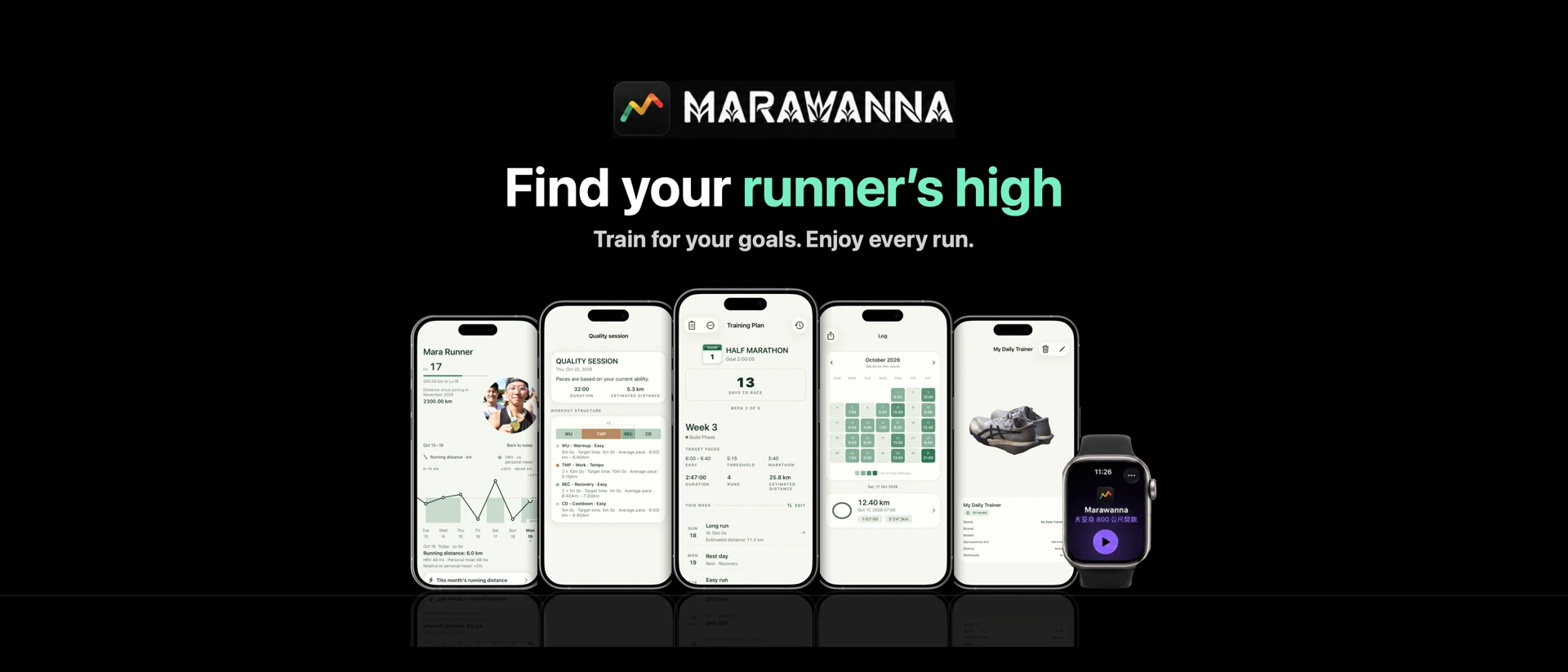 Marawanna: Run, Race, Marathon product page header