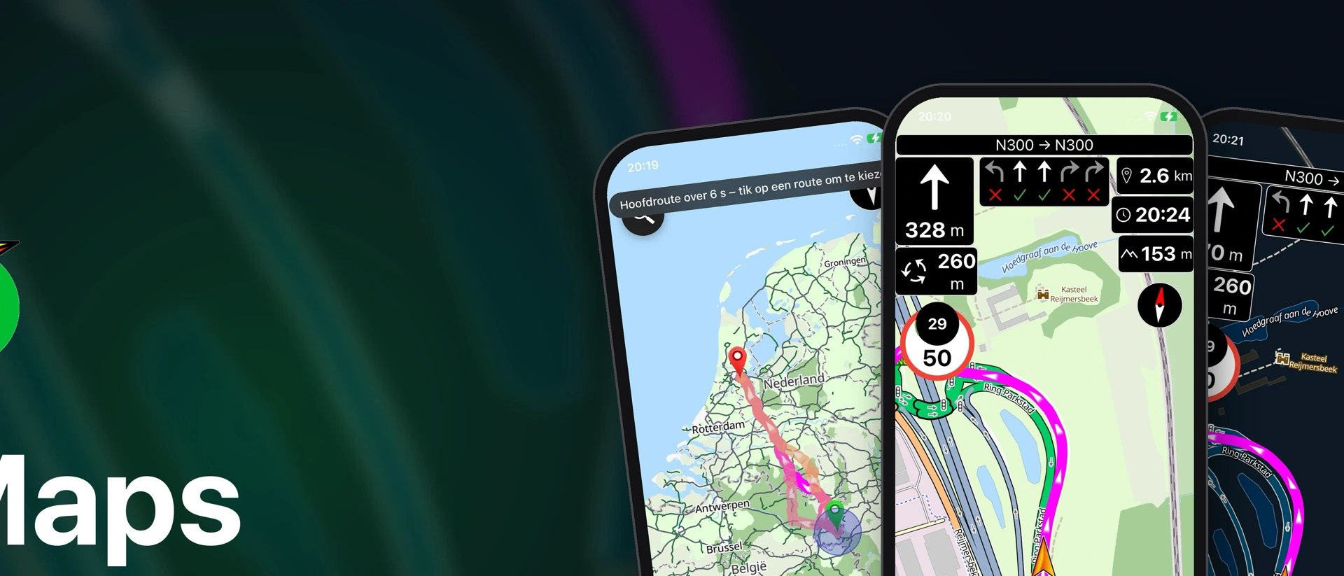 BMaps Navigation product page header