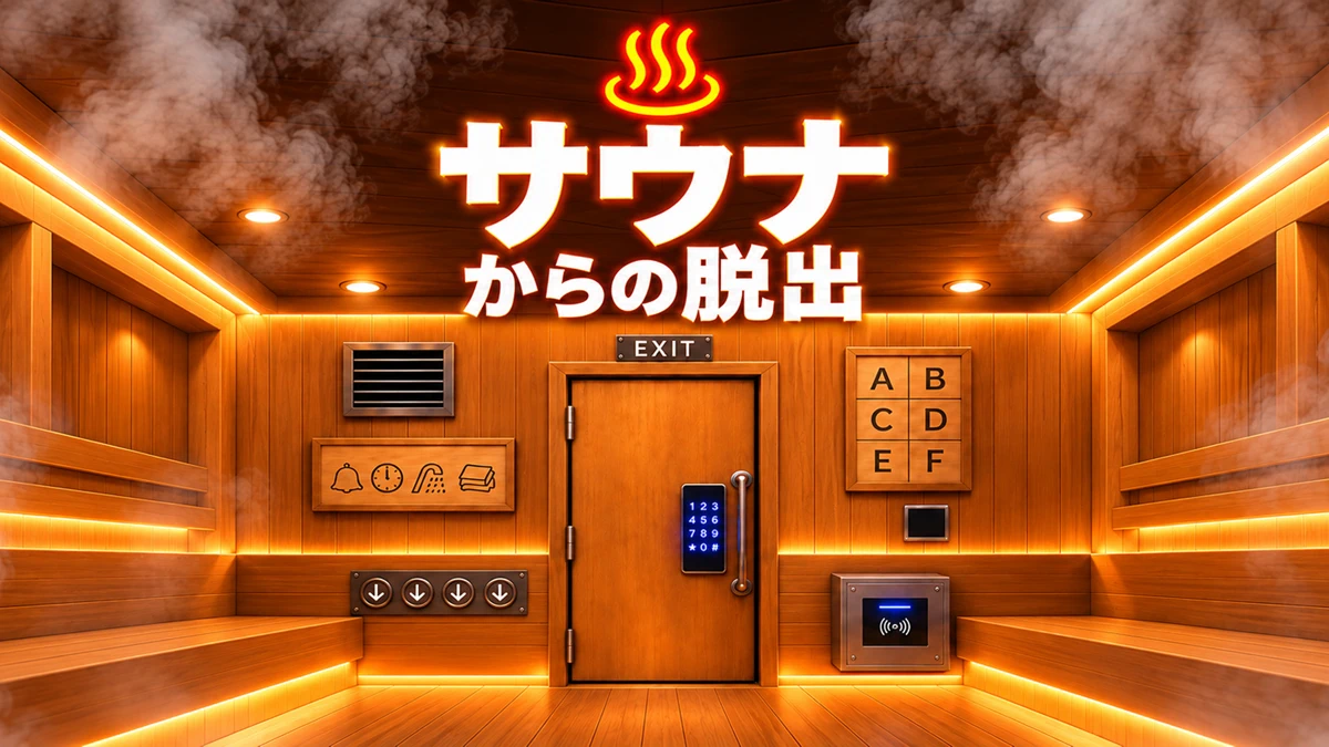 脱出ゲーム サウナ App Store product page header