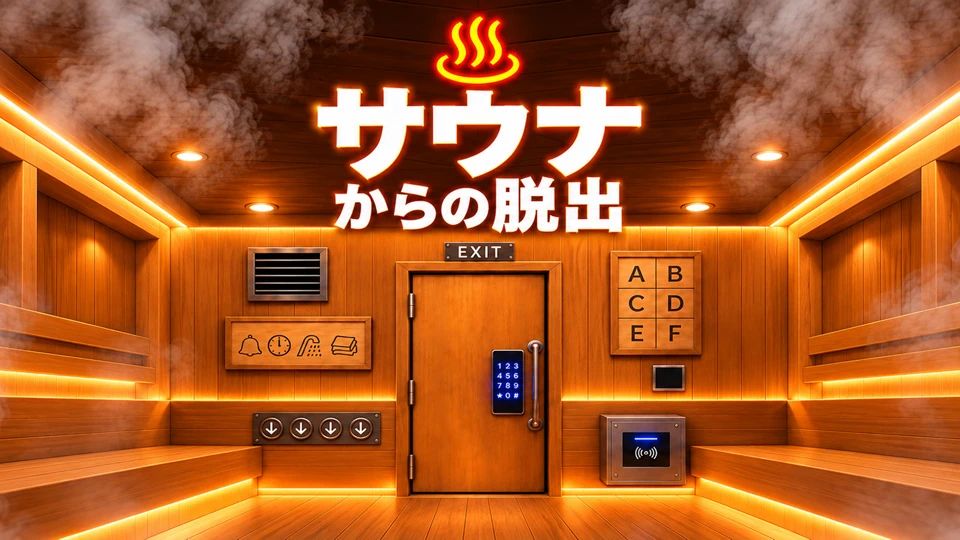 脱出ゲーム サウナ App Store product page header