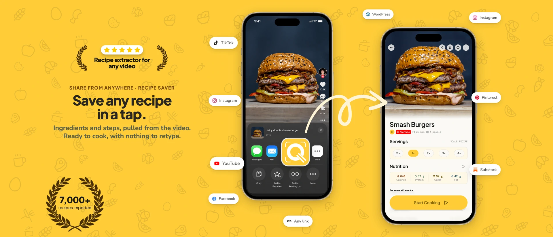 Qwikdish: Recipe Saver product page header