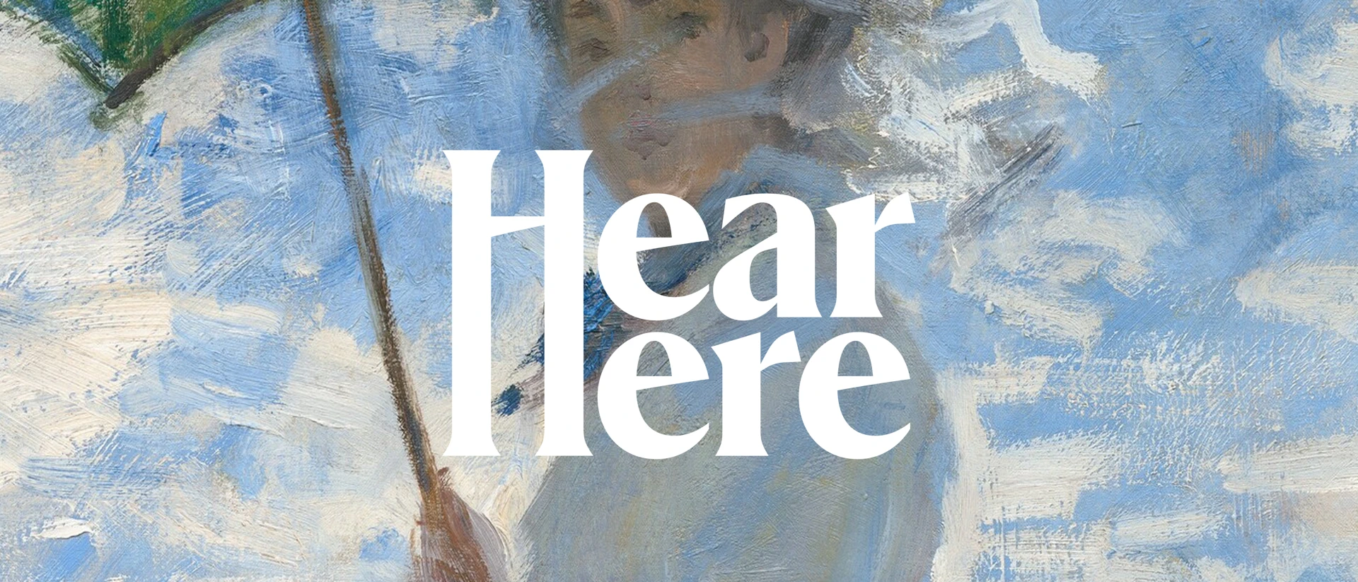 HearHere: Podcast Player product page header